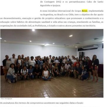 Escolas de três estados assinam termos com Instituto Arcor Brasil para novo programa – Surgiu