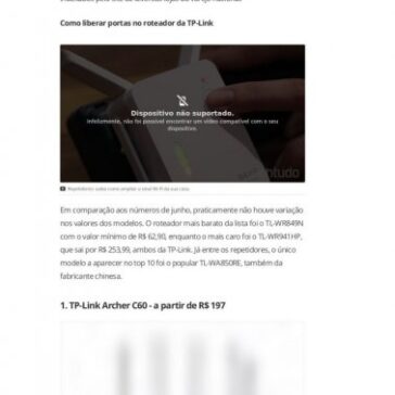 TP-Link Archer C60 e TL-WR940N V3 são roteadores mais buscados de julho – Tech tudo