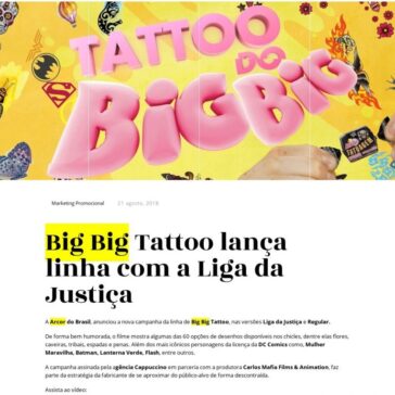 Big Big Tattoo lança linha com a Liga da Justiça – Inteligemcia