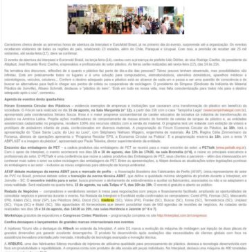 23 estados e três países estão entre os visitantes da Interplast e EuroMold no primeiro dia – Feiras Industriais