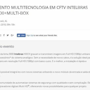 Treinamento Multitecnologia em CFTV Intelbras Linha 3000+Multi – Sympla