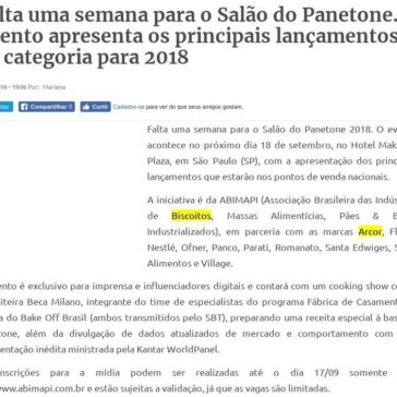 Falta uma semana para o Salão do Panetone. Evento apresenta os principais lançamentos da categoria para 2018 – Surgiu