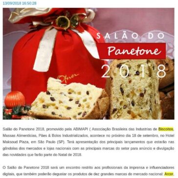 SALÃO DO PANETONE APRESENTA OS PRINCIPAIS LANÇAMENTOS DA CATEGORIA PARA O NATAL 2018 – portal Alto do tietê