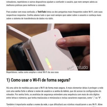 Dez perguntas e respostas sobre Internet Wi-Fi – Focando a Notícia