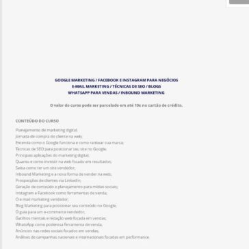 Curso de Marketing Digital em Novo Hamburgo – Sympla