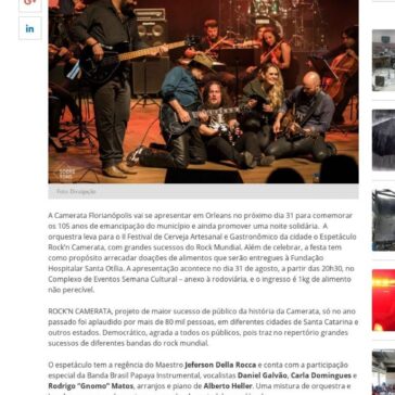 Espetáculo Rock?n Camerata promete surpreender público em Orleans – Sul in Foco