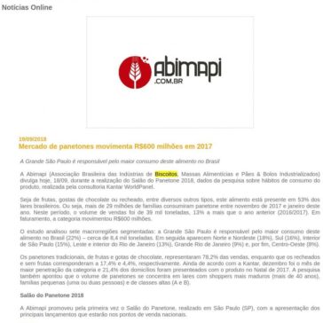 Mercado de panetones movimenta R$600 milhões em 2017 – Feiras do Brasil