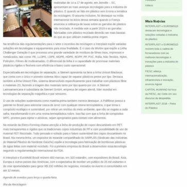 INTERPLAST e EUROMOLD reúnem toda a cadeia de fornecedores com as melhores tecnologias e inovações para a indústria do plástico – SIMPESC