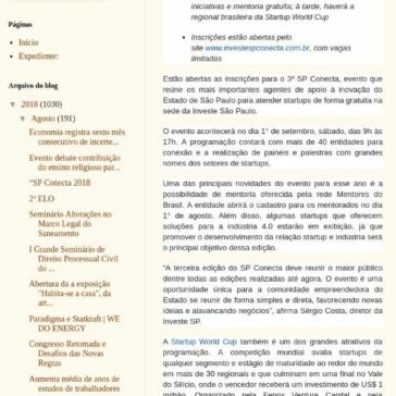 “SP Conecta 2018 – Revista cultura e cidadania