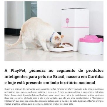 Startup curitibana lança “Comedouro Inteligente” para cães e gatos – Varejo Brasil