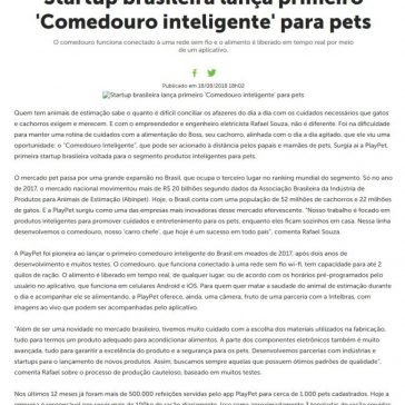 Startup brasileira lança primeiro ‘Comedouro inteligente’ para pets – NotiSul