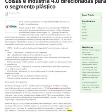 ABII debate aplicações de Internet das Coisas e Indústria 4.0 direcionadas para o segmento plástico – SIMPESC