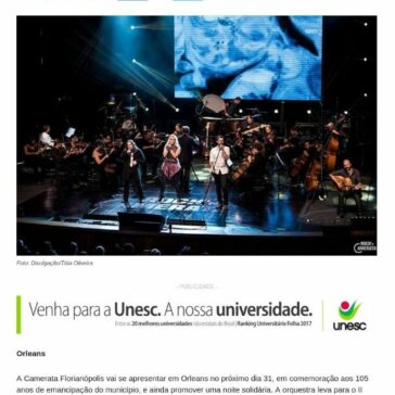 Orleans: Espetáculo de rock integra programação festiva no município – DN Sul