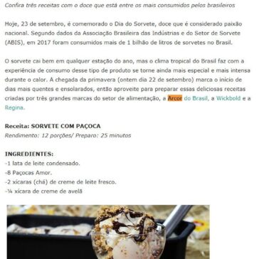 Dia do Sorvete: aprenda a preparar três deliciosas receitas – Imirantte Magazine