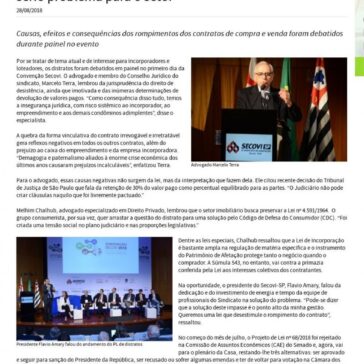 Convenção Secovi estimula os debates sobre os distratos, sério problema para o setor – Secovi