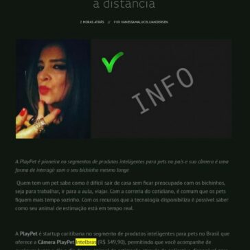 Saudades do seu pet durante o dia? Startup oferece câmera para monitoramento à distância – Divirta-se! Curitiba