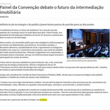 Painel da Convenção debate o futuro da intermediação imobiliária – Secovi-SP