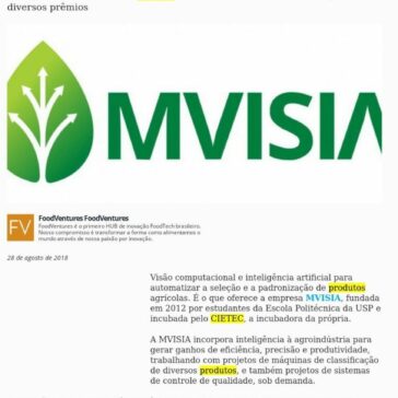 MVISIA, soluções inteligentes para a agroindústria – StartSe