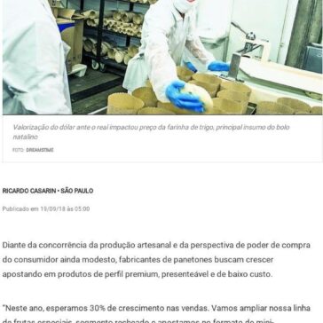 Fabricantes de panetones apostam em perfil premium de baixo custo – DCI (On-line)