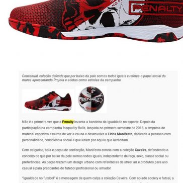 Projota imprime tom de manifesto à nova campanha da Penalty – Comunicação & Cia