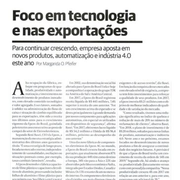 Foco em tecnologia e nas exportações – Valor 1.000 (S. Valor Econômico)