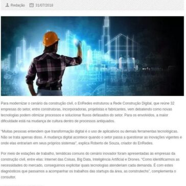 Transformação tecnológica não se resume ao uso de aplicativos, aponta Rede Construção Digital – Revista Brasil Construção