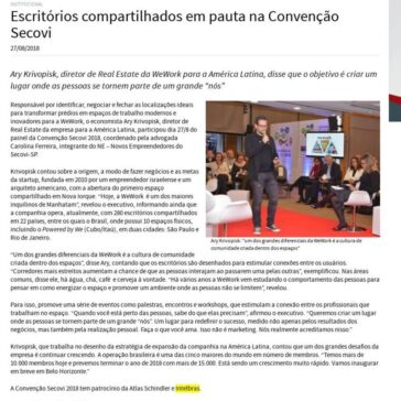 Escritórios compartilhados em pauta na Convenção Secovi – Secovi