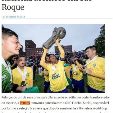 Homeless World Cup: seletiva nacional acontece em São Roque – O Democrata
