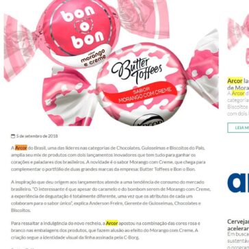 Arcor lança Butter Toffees e Bon o Bon de Morango com Creme – Clube da Embalagem