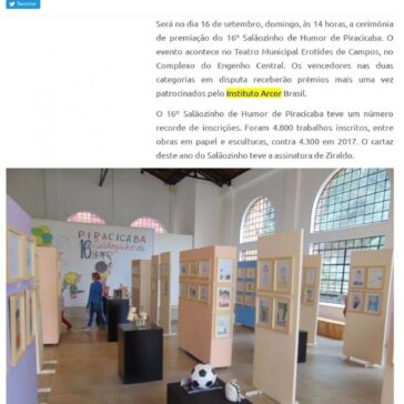 Vencedores do Salãozinho de Humor de Piracicaba serão conhecidos no dia 16 – Surgiu