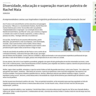 Diversidade, educação e superação marcam palestra de Rachel Maia – Secovi-SP