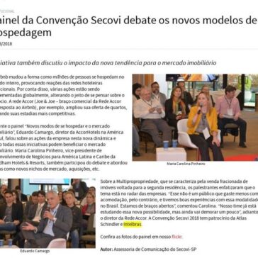Painel da Convenção Secovi debate os novos modelos de hospedagem – Secovi-SP