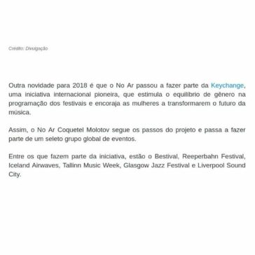 15 anos do Festival No Ar Coquetel Molotov – Ego Notícias