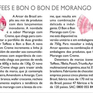 Butter Toffees e Bon o Bon de morango com creme – Aditivos & Ingredientes