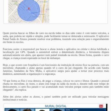 Aplicativo de startup se propõe a evitar engarrafamento na saída de escolas – Flamínio Araripe