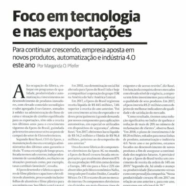 Foco em tecnologia e nas exportações – Valor 1.000 (S. Valor Econômico)