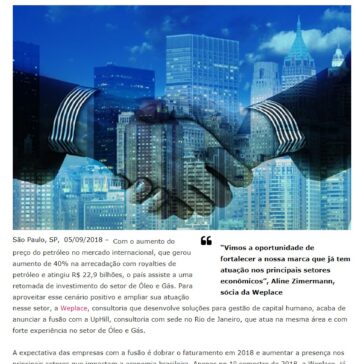 Retomada de investimento do setor de Óleo e Gás motiva fusão de consultorias brasileiras de gestão de capital humano – Dicas BH