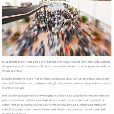 3° SP Conecta reúne ecossistema de startups de todo o Estado em evento gratuito no dia 1° de setembro – News Feed Top