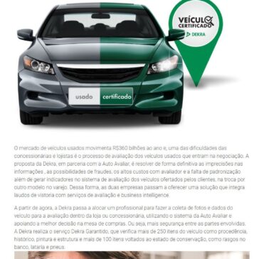 DEKRA E AUTO AVALIAR: MAIS SEGURANÇA PARA COMPRAR E VENDER – Minuto Motor