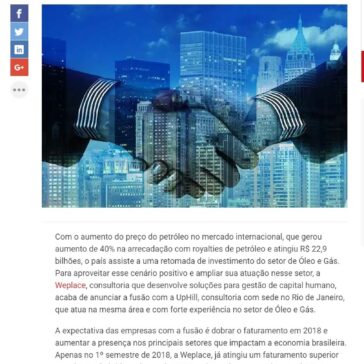 Retomada de investimento do setor de Óleo e Gás motiva fusão de consultorias brasileiras de gestão de capital humano – Exame.com