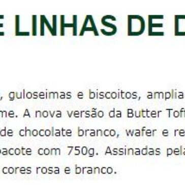ARCOR EXPANDE LINHAS DE DUAS MARCAS – Aditivos & Ingredientes
