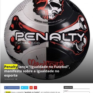 Penalty lança “Igualdade no Futebol”, manifesto sobre a igualdade no esporte – Central da Pauta