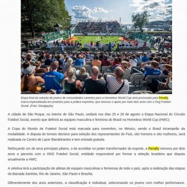 São Roque recebe Seletiva Nacional do Circuito Futebol Social – Portal R3