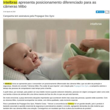 Intelbras apresenta posicionamento diferenciado para as câmeras Mibo – Acontecendo Aqui
