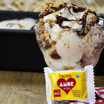 Dia do Sorvete: Arcor ensina preparo com Paçoca Amor – Imagem