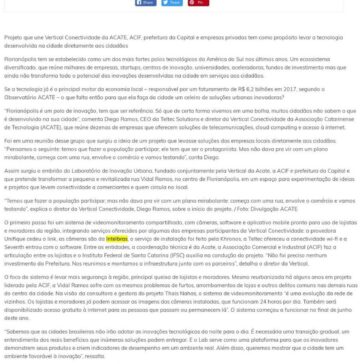 Laboratório de Inovação Urbana, o primeiro passo para transformar Florianópolis em smart city – Floripa Manhã