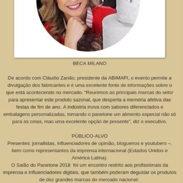 SALÃO DO PANETONE APRESENTA OS PRINCIPAIS LANÇAMENTOS DA CATEGORIA PARA O NATAL 2018 – Www.jornaljardins.blogspot.com