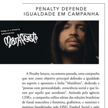 Penalty defende igualdade em campanha – Máquina do Esporte