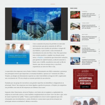 Retomada de investimento do setor de Óleo e Gás motiva fusão de consultorias brasileiras de gestão de capital humano – Infomoney