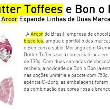 Butter Toffees e Bon o Bon – Giro News